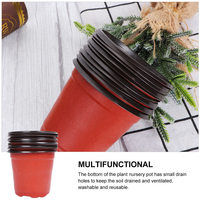 120 Pcs Seedling Pot Outdoor Potted Plant Pots Flower Planter Garden Plants Decorate