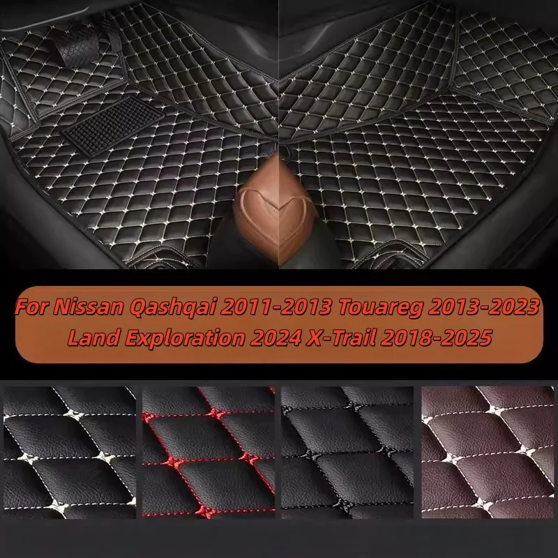 

Custom Car Floor Mats Anti Slip 2011-2013 Touareg 2013-2023 Land Exploration 2024 Cruze Carpets Foot Coche For Nissan Qashqai