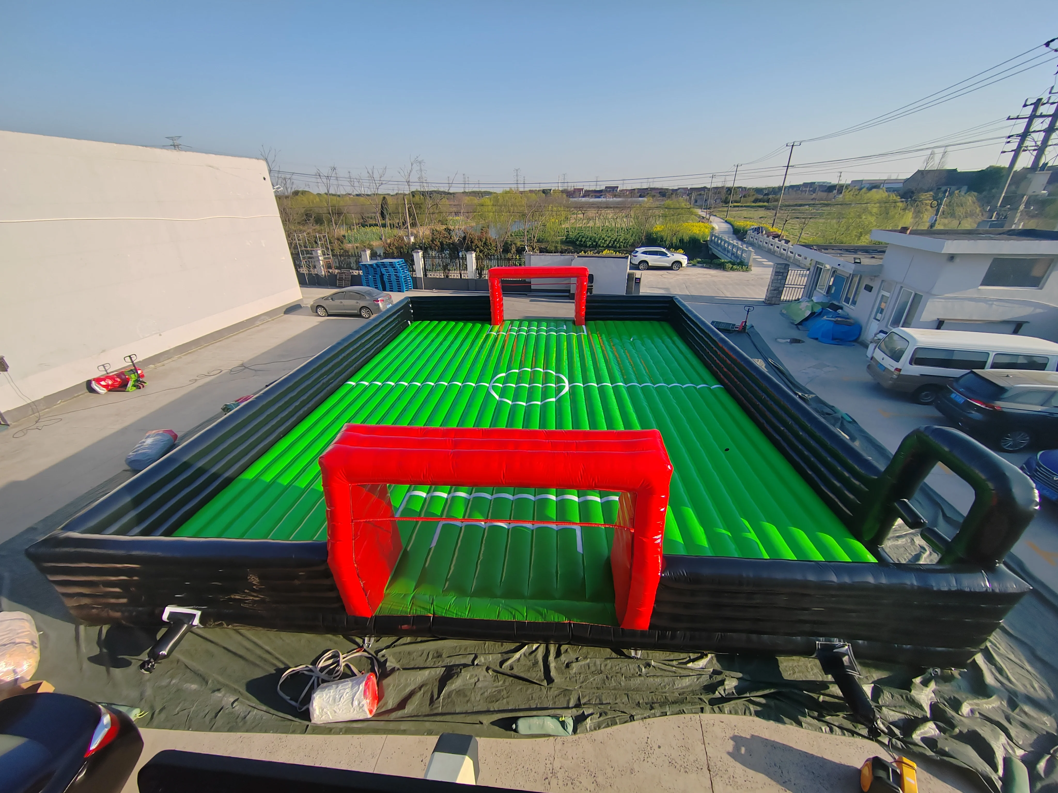 

Оптовая продажа с завода: большой надувной волейбольный корт из ПВХ для пляжа, спортивный бассейн для аренды, в наличии