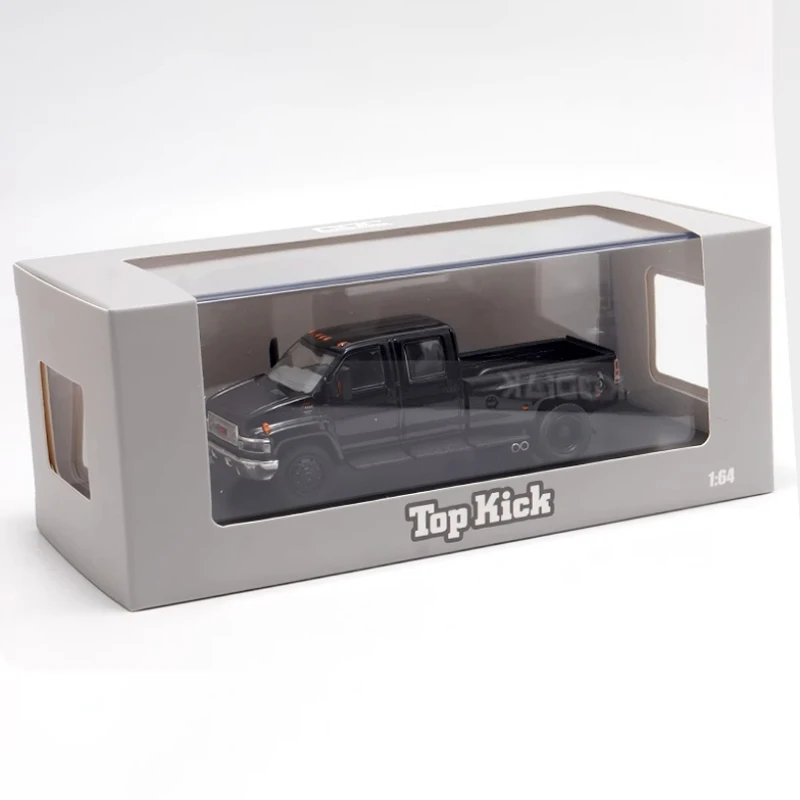 

Литой под давлением масштаб 1:64, GMC Topkick & Kodiak, американский гигантский пикап, имитация модели автомобиля, сплав, готовый автомобиль, коллекция для хобби, подарок
