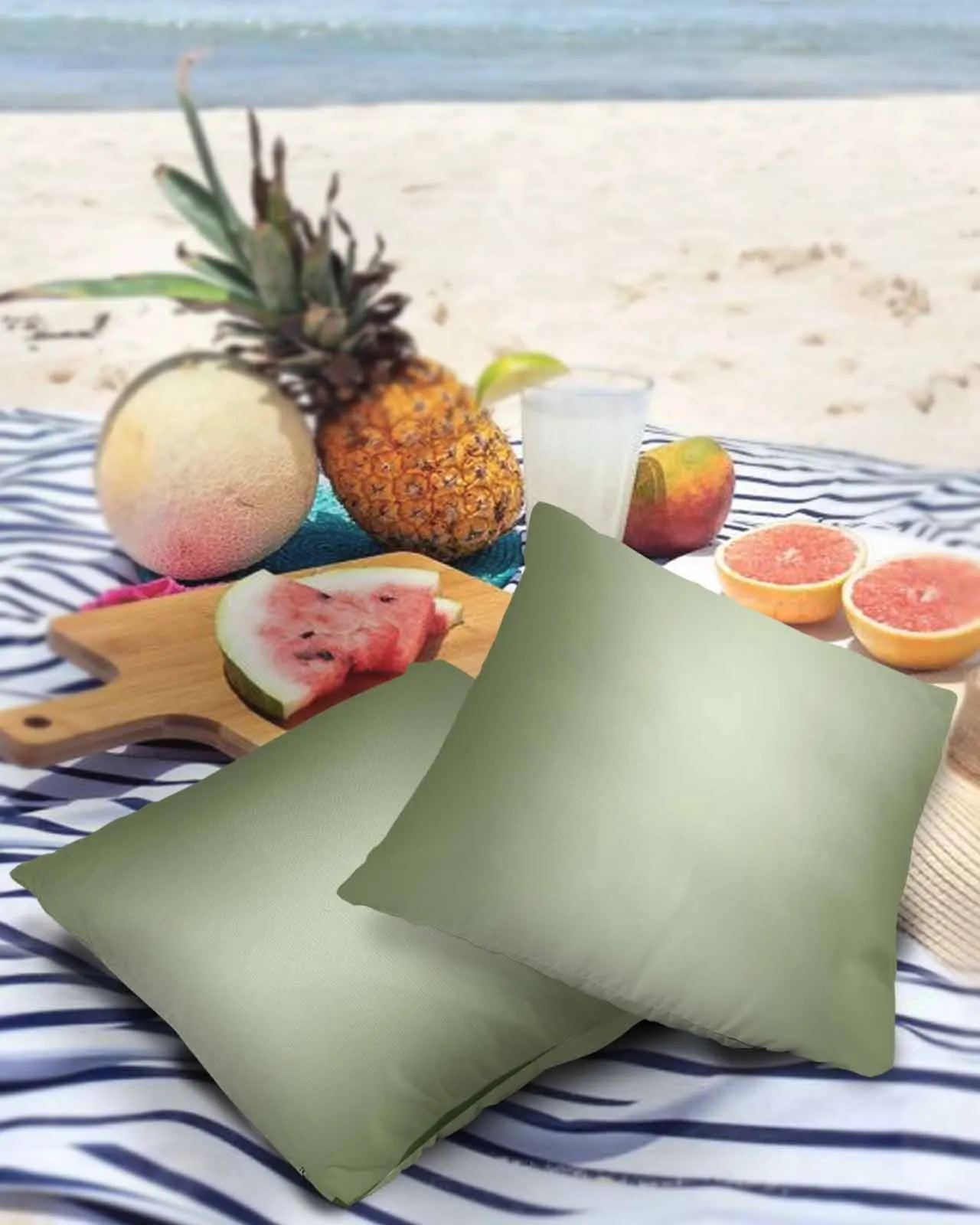 

Sage Green Gradient Pillowcase Set Living Room Sofa Decor Cushion Cover Waterproof Throw Pillowcover
