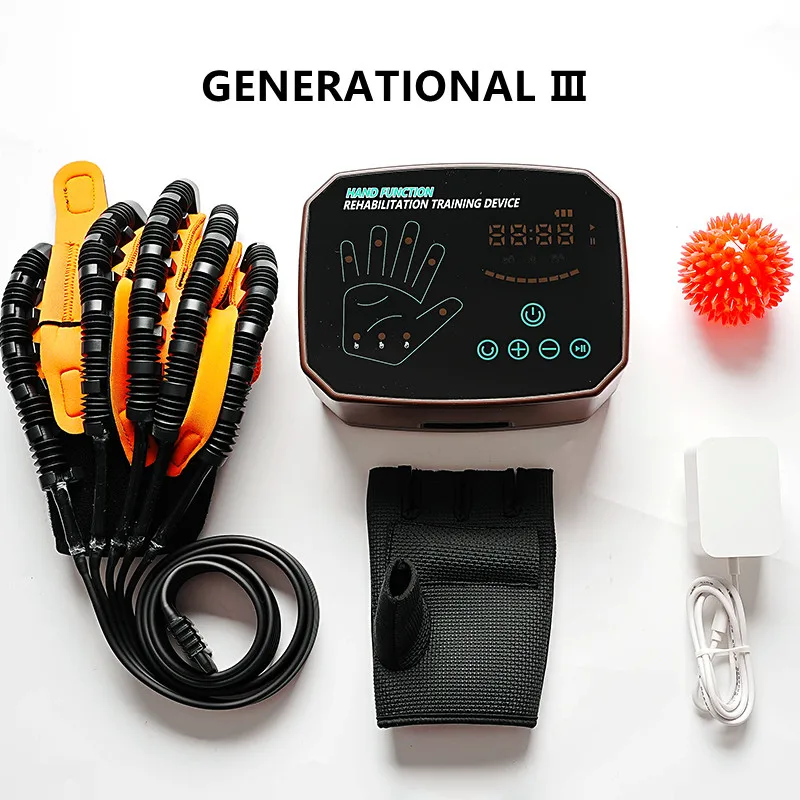 Hemiplegia Finger Rehabilitation Trainer Robot Gloves Braces Supports Bone Care Stroke Finger and Brain Rehabilitation