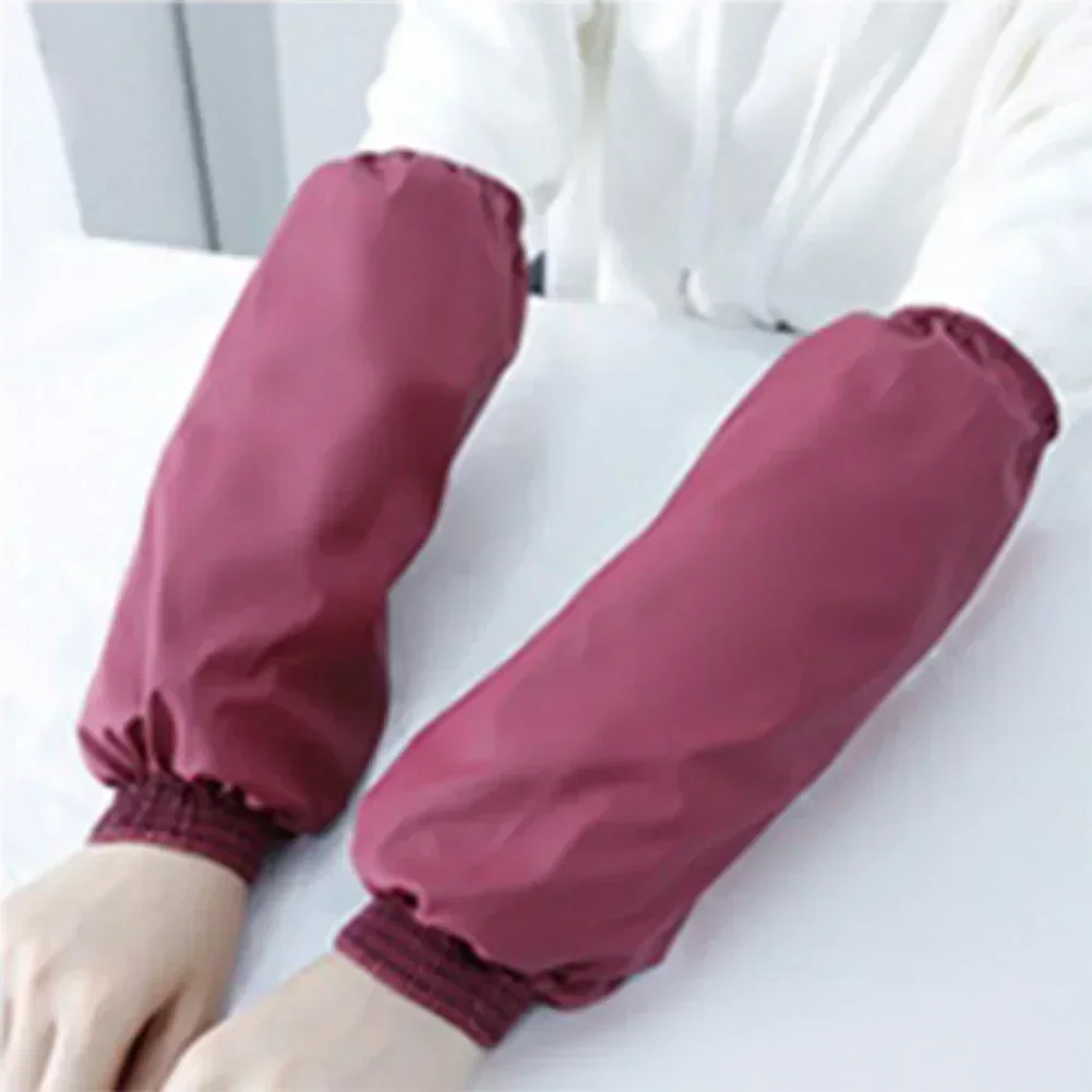 1 Pair Waterproof Oversleeve Oilproof Anti-Dirty Sleeves Housework Adult Arm Long Sleeves Home Kitchen Cleaning Accessories