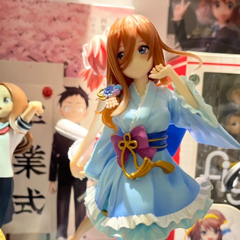 

Furyu TENITOL The Quintessential Quintuplets‌ Nakano Miku Nakano Yotsuba Nakano Itsuki‌ Yukata Action Figure Collection Gift