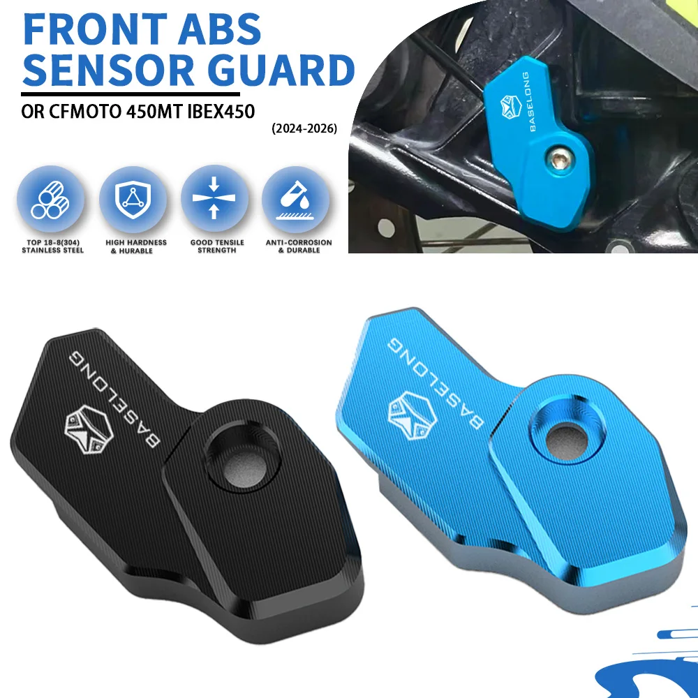 Para CFMOTO 450MT Ibex450 IBEX 450 MT 2024 2025 2026 motocicleta CNC Sensor frontal ABS cubierta protectora Accesorios