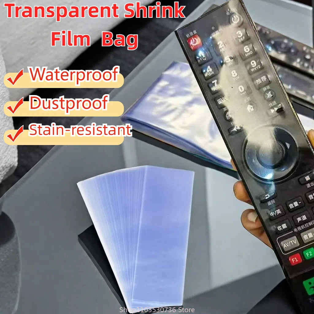 

5/10/20PCS Transparent Shrink Film Bag Anti-dust Protective Case Cover For TV Air Conditioner Remote Control Shrink Plastic