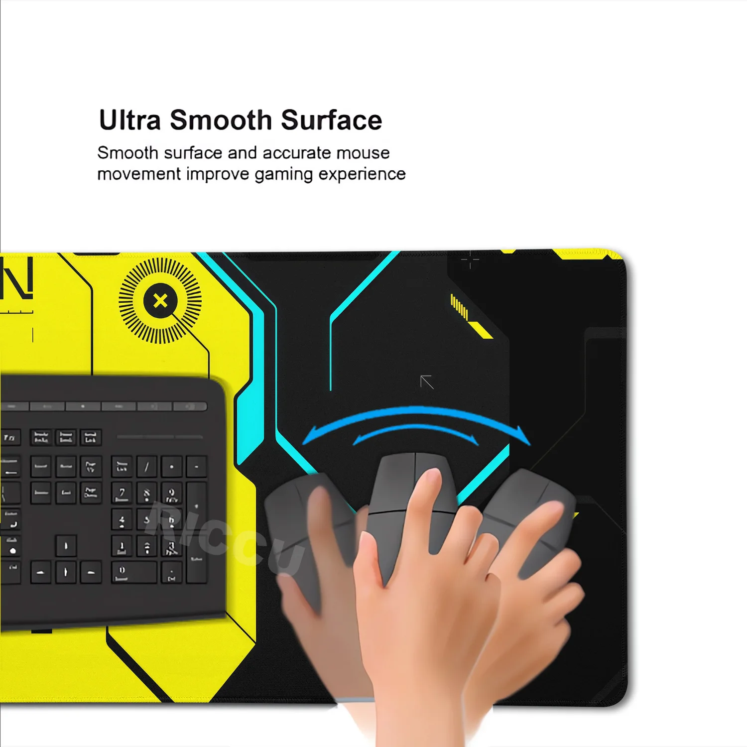 XXL 40x80cm Technology CD disc Computer Mouse Pad Gaming Accessories Large Sense of Science Printing Desk mat Keyboard Mausepad