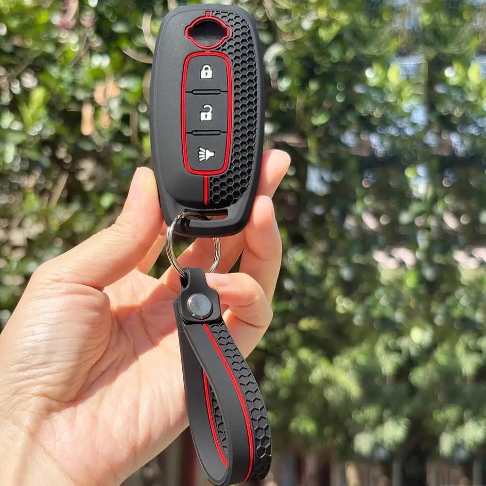المفاتيح حماية لنيسان X-TRAIL سيلفي ألتيما قاشقاي باثفندر ركلات أرييا 2022-2026 سيليكون حافظة مفاتيح السيارة