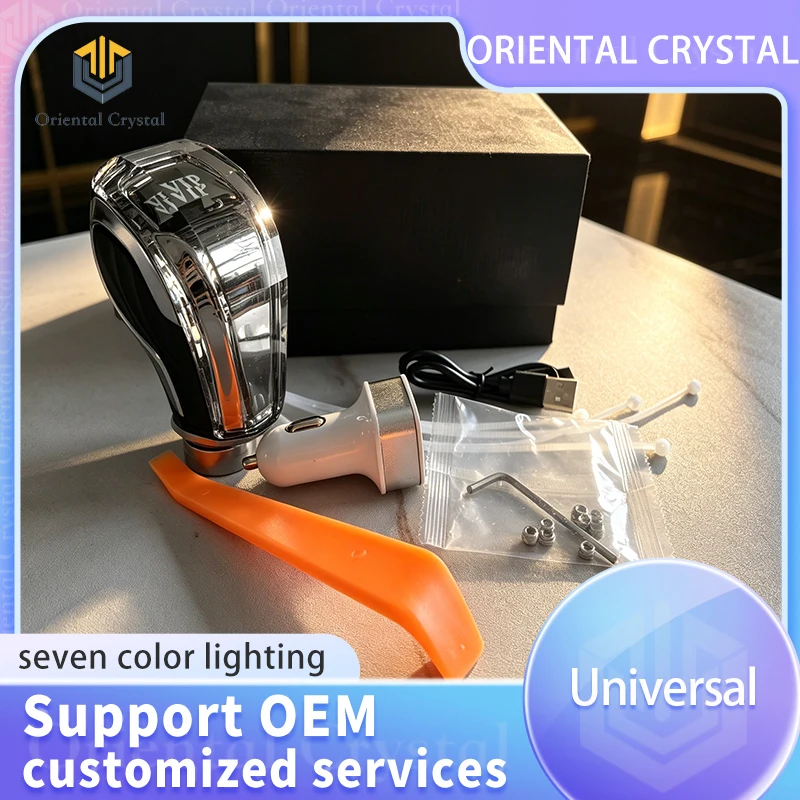 

LED seven colors for Honda/Infiniti/Ford/Toyota/Kia/Hyundai/Nissan/Chevrolet/Cadillac/Buick Crystal shift knob
