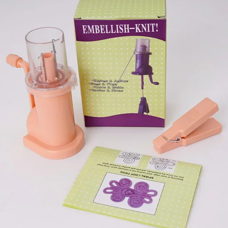 

DIY Hand Crank Rope Braiding Machine - Handmade Cord Weaving Tool for Necklace & Jewelry Making, Home Craft Wire Winding Tool