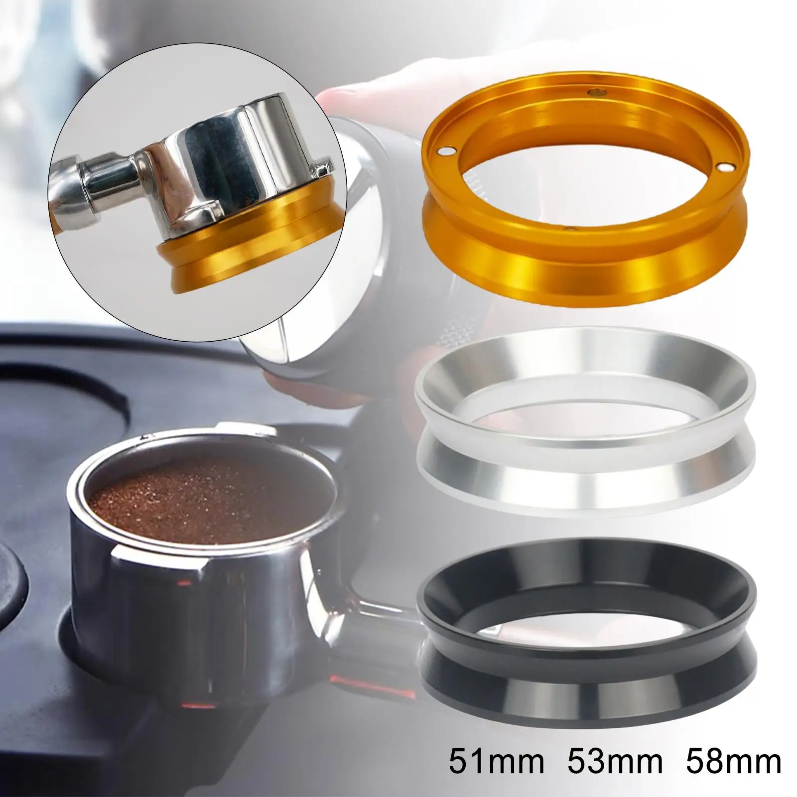 قمع جرعات الإسبريسو أدوات قمع الاسبريسو ملحقات الإسبريسو أداة باريستا