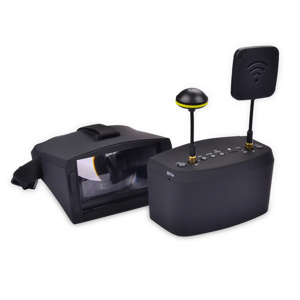 LS-800D FPV Goggles 5.8GHz HD Video Receiver Headset for Drone Racing Quadcopter High Definition FPV Racing Glasses