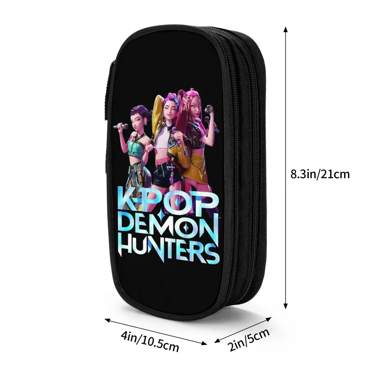 مقلمة كلاسيكية من Huntrix Kpop Demon Hunters مقلمة حامل أقلام لحقائب الطلاب واللوازم المدرسية والهدايا والقرطاسية
