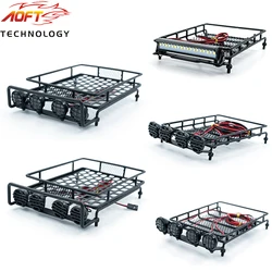 Universal Roof Racks With LED Light for 1/14 1/12 1/10 RC Crawler Car SCX10 CC01 MN D90 D91 D99 MN90 MN99S