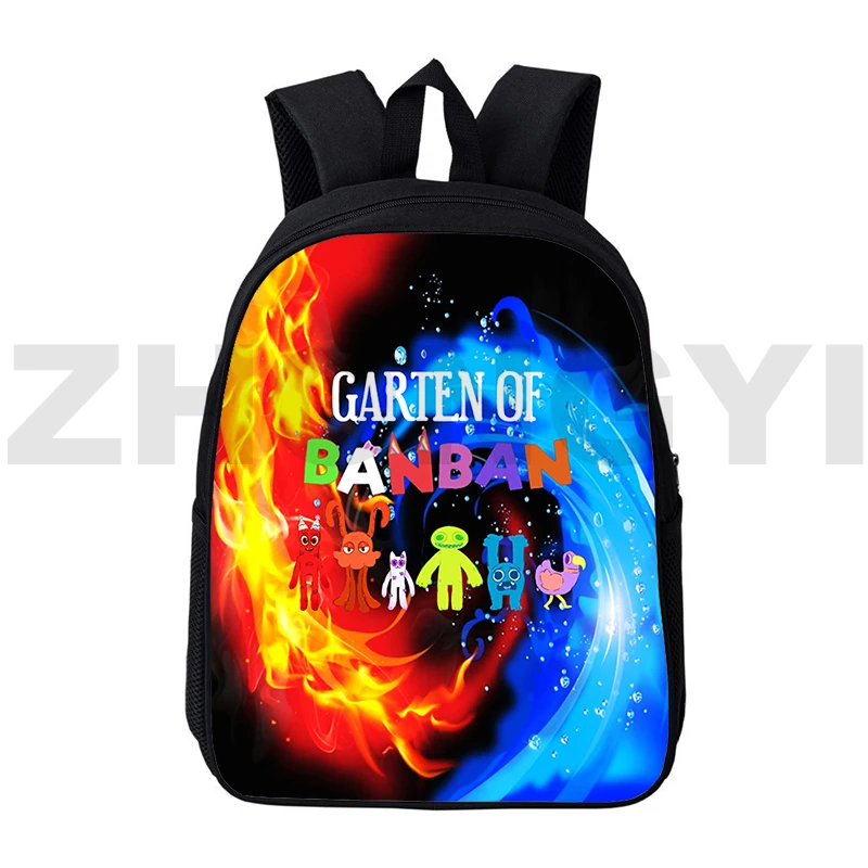 Sac à dos Anime Garten of BanBan 2 pour homme, cartable imprimé en 3D, sac de voyage en toile, 16 pouces