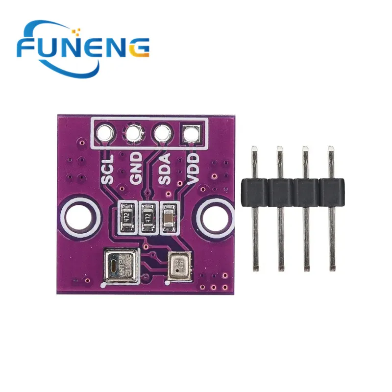 温度湿度および空気圧モジュール、高精度、デジタル温度、湿度および空気センサー、aht20 bmp280、10個