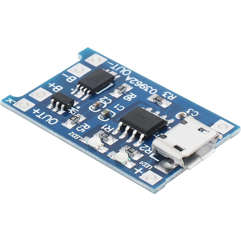20Pcs 5V 1A TP4056 충전 모듈 마이크로 USB/타입-c usb 보호 기능이 있는 리튬 배터리 충전기 보드