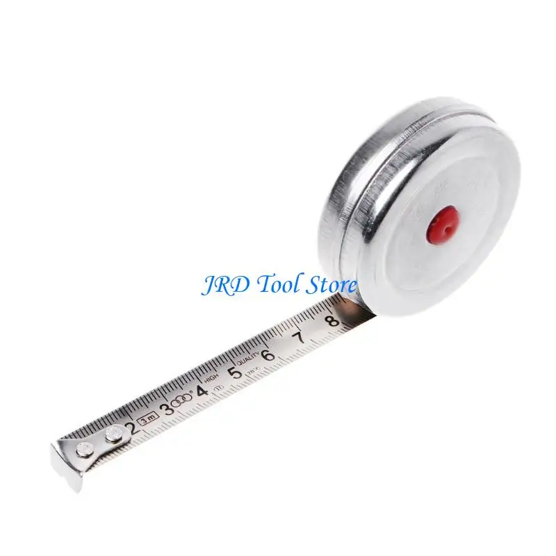 A2UD Pocket Tape Measing Stainless Steel Pita Measing Retractable Metric Construction