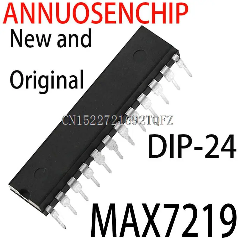

50PCS New and Original MAX7219CNG DIP DIP24 MAX7219ENG DIP-24 Original New In Stock IC chip MAX7219
