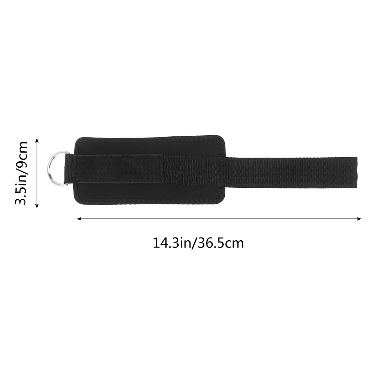 2Pcs Ankle Weights Wrist Weights Adjustable Strap Buckle D Ring Neoprene Fitness Equipment Water Aerobics Dryland Training Leg