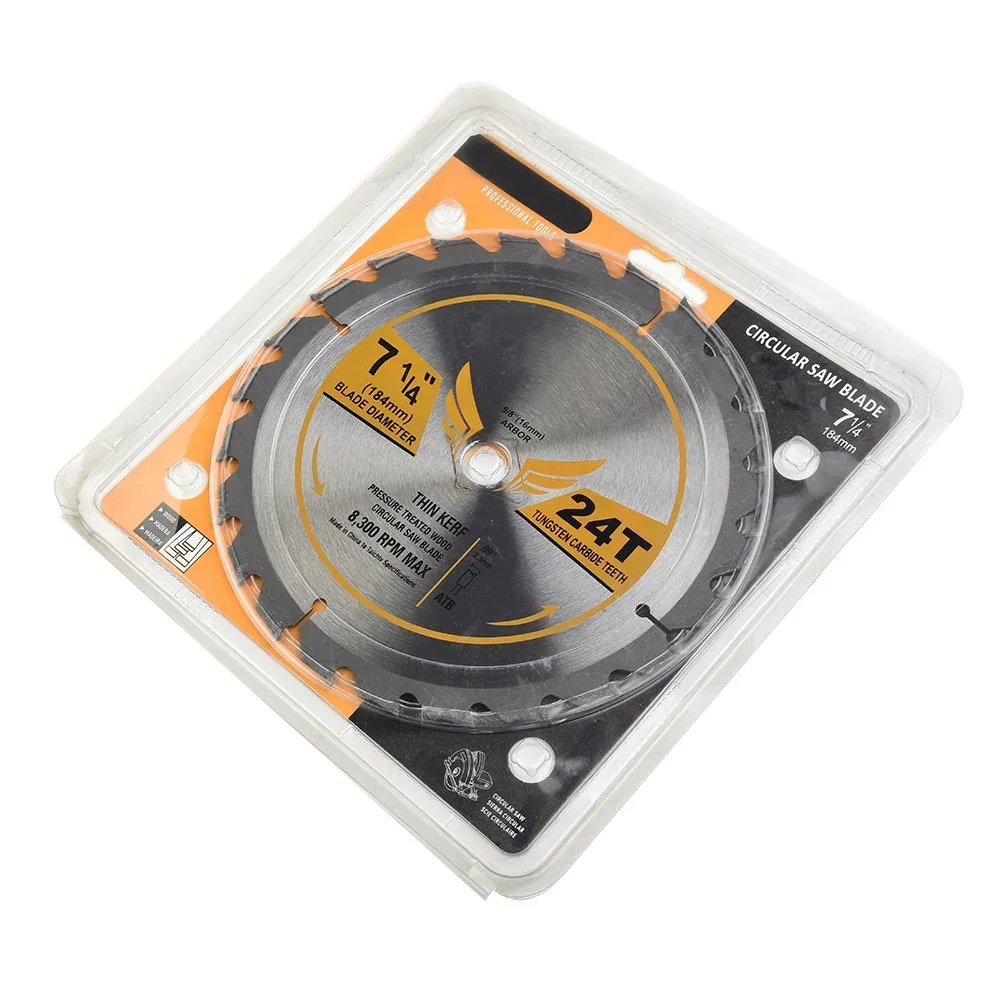7-1/4-Inch 24T Framing Carbide Thin Kerf Circular Saw Blade Cutter Woodworking Rugged High Quality Assurance And Easy To Use