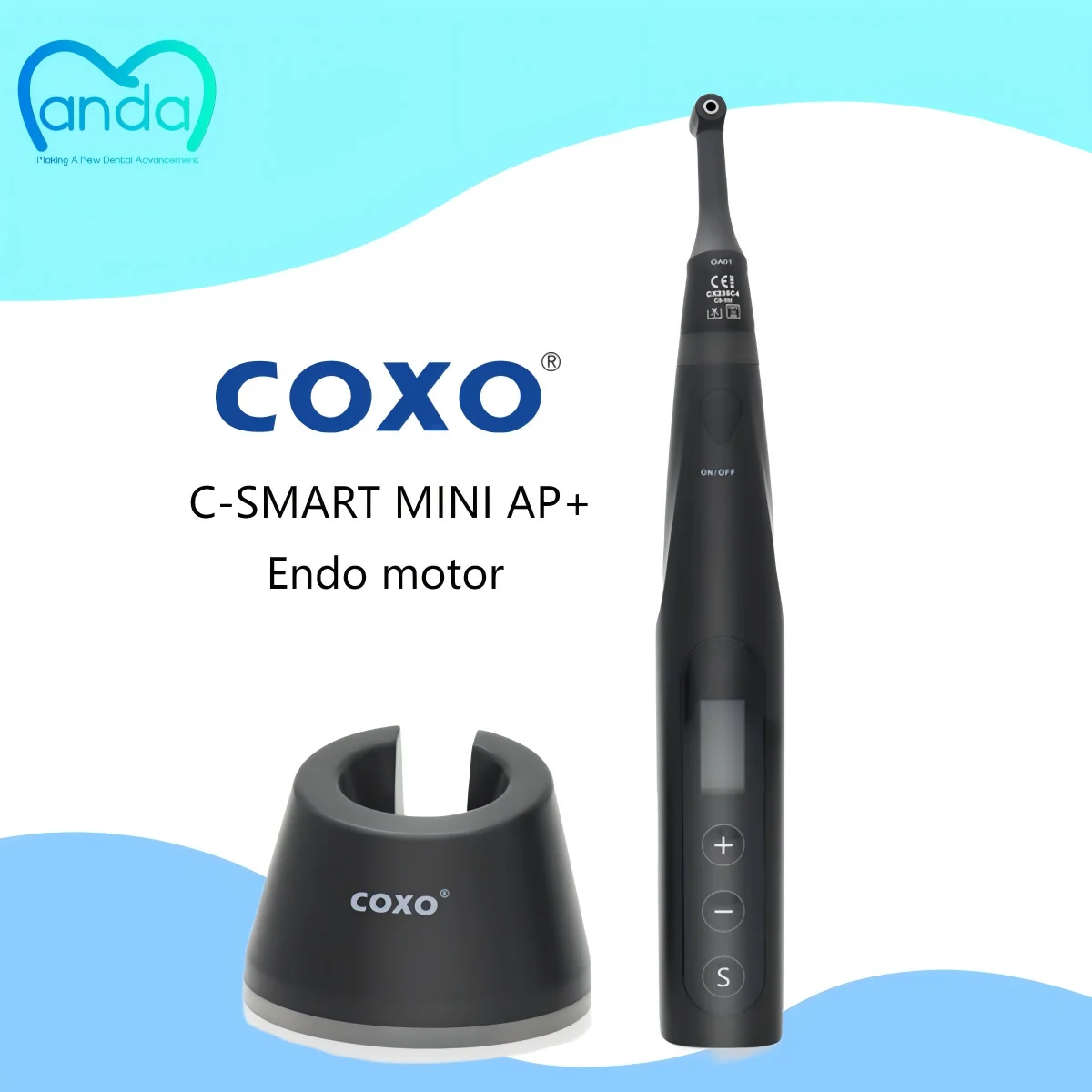 

COXO C-smart Mini AP+ Стоматологический беспроводной эндодвигатель со встроенным локатором вершины Беспроводное оборудование для корневых каналов Стоматологический инструмент