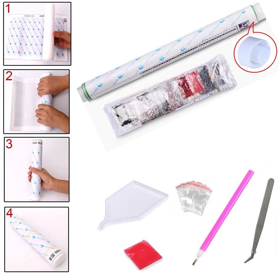 Diamentowe Malowanie 5D Demon Slayer Kimetsu No Yaiba Pełny Kwadratowy Wiertło Obrazy Haft Anime Rola Haft Krzyżykowy Dekoracja Ścienna