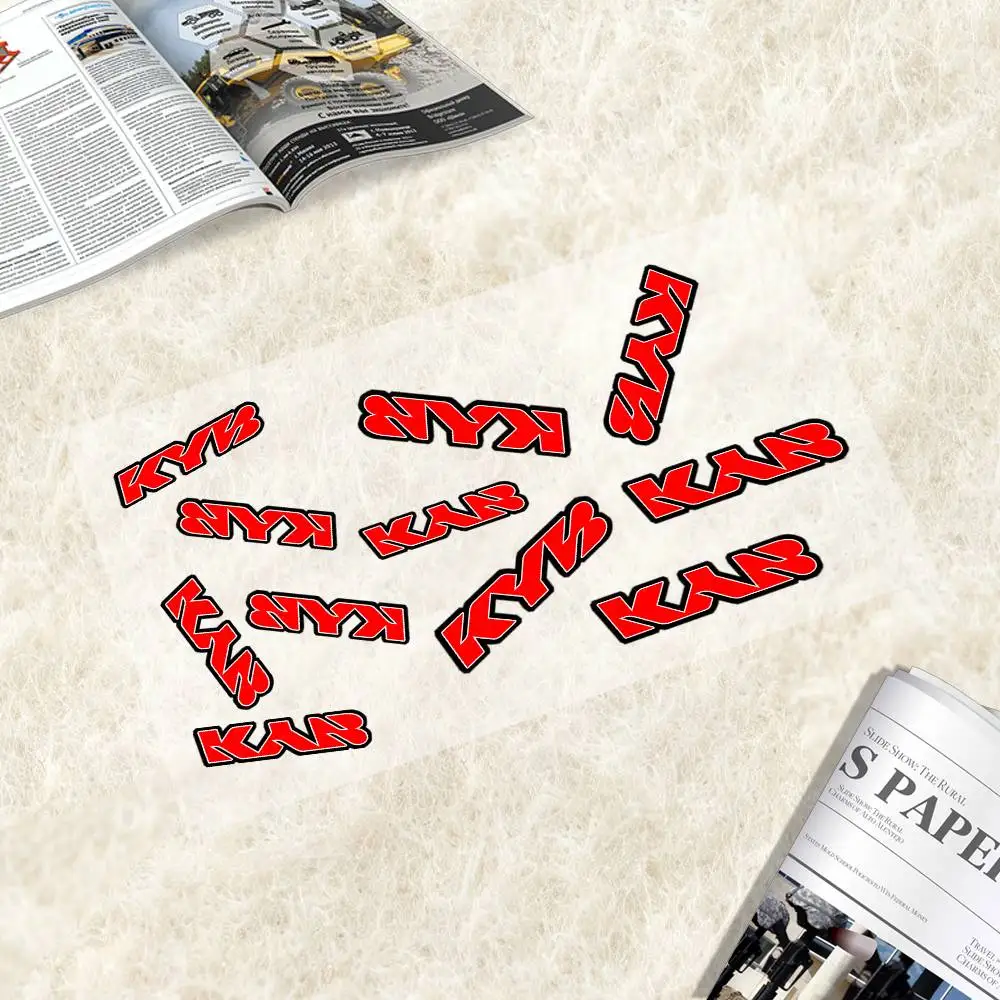 

Red A-kybs Decal Set High Quality Printed And Cut Stickers Motorcycle Sticker