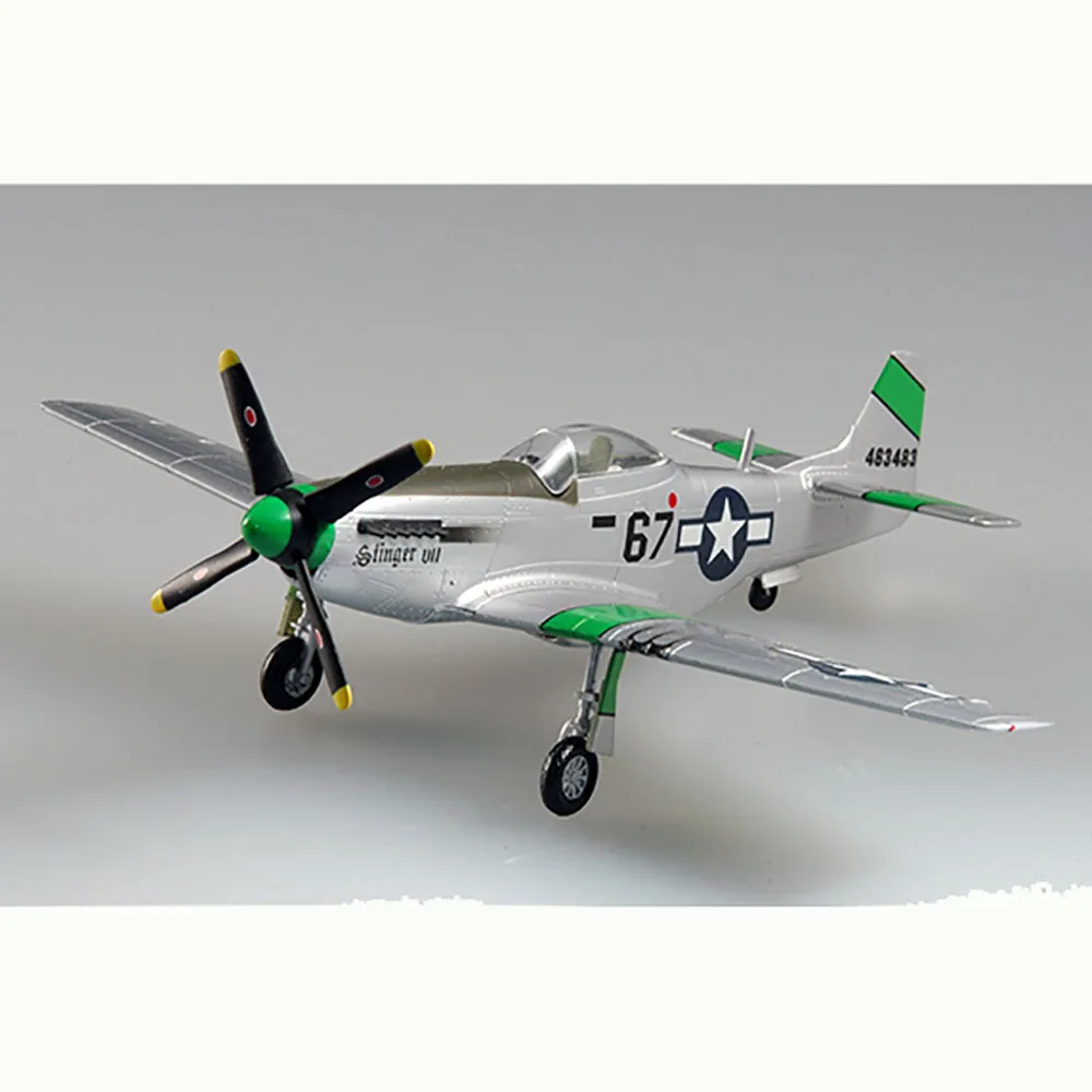 37292 1/72 Scale US P51D Mustang Fighter Finished Military Aircraft Plastic Model Decoration Finished Aeroplane Model Gift Toy