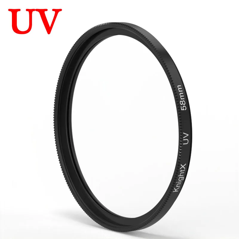 KnightX UV Filter HD MC Camera Lens Filter For canon sony nikon  dslr 200d light d70 18-135 accessories photo 50d 52mm 58mm 67mm