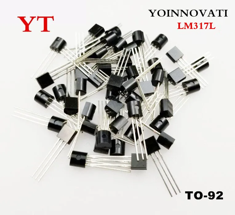 100pcs LM317 LM317L Voltage Regulator 1.2V to 37V 100mA 0.1A TO-92