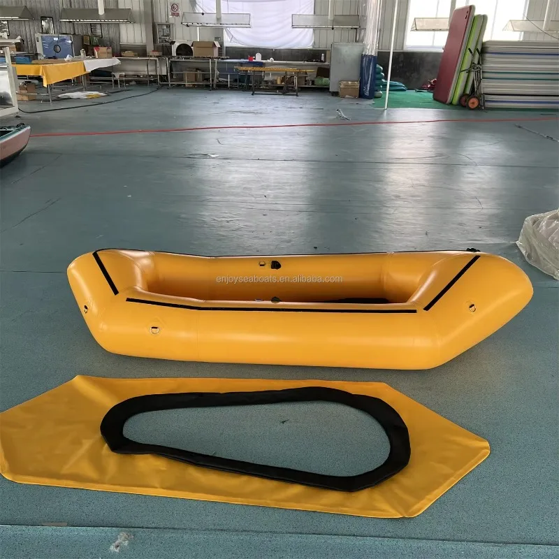 Professional Manufacture Cheap PVC Pack Raft Inflatable Kayak Drifting Pack Raft Boat For Outdoor Water Sports