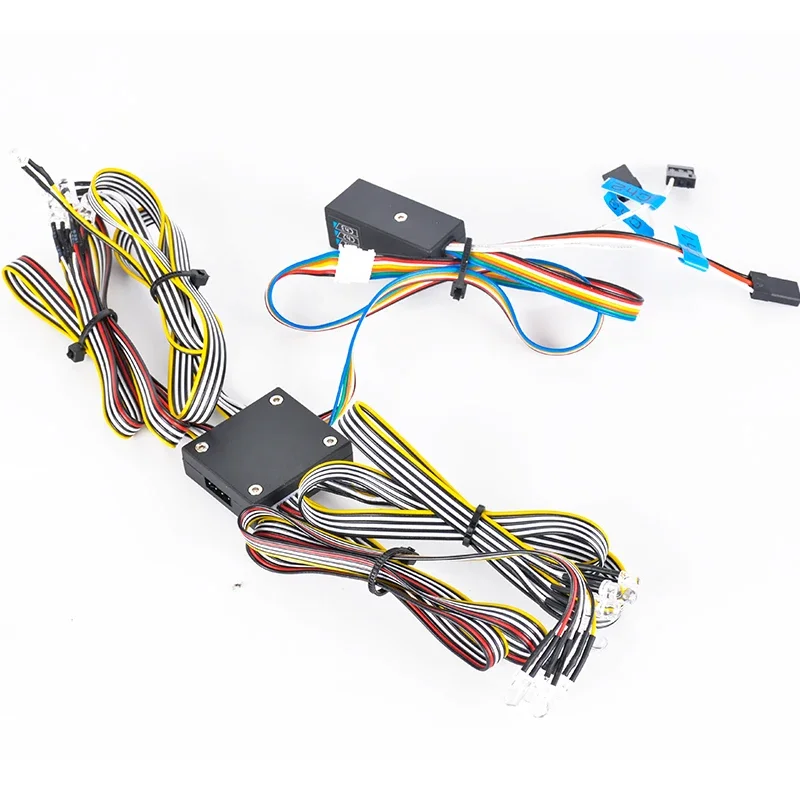 Jeu de lumières de liaison universelles pour modèle de voiture RC, 14 lumières, pour chenille 1/10 RC Traxxas TRX4 Defender AXIAL SCX10 RC4WD D90 Bronco, pièces