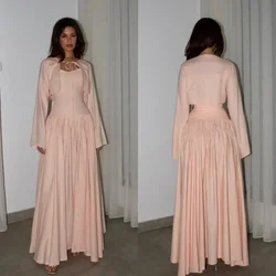 Maßgeschneidertes Abendkleid aus Jersey mit Pailletten, gerüscht, Party, A-Linie, quadratischer Ausschnitt, maßgeschneiderter Anlass, Midi Es, Saudi-Arabien, Party für Damen
