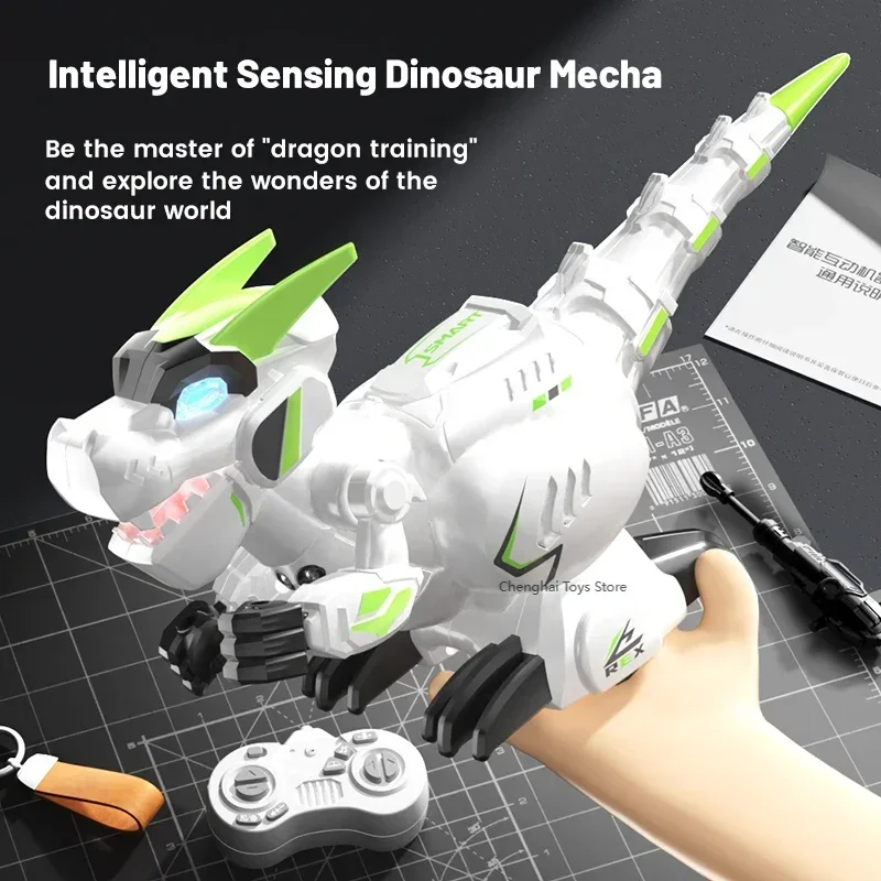 JJRC R25 Intelligent Induction Remote Control Dinosaur Model Electric Robot Children Programming Science Education Toy Gift