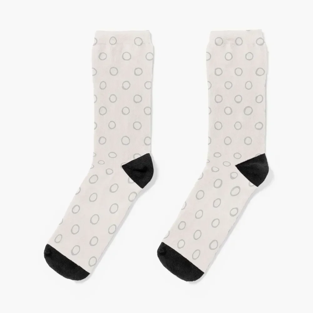 

Modern pastel colors hand painted watercolor polka dots Socks anti-slip Men's aesthetic Male Socks Women's