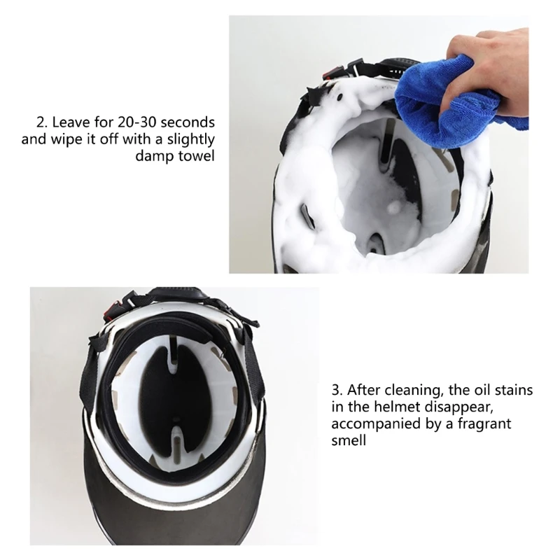 Motorbike Helmet Cleaner Cleaning Care Agent Riding Cloth Shoes Gloves Cleaner Dropship