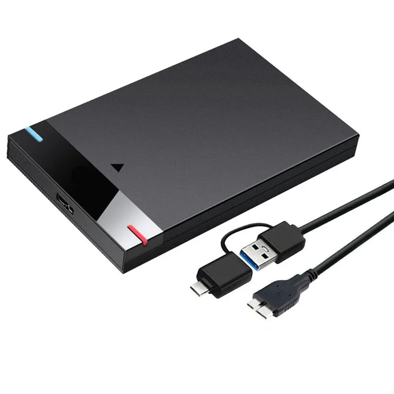 High-Speed External HDD Enclosure, Solid State Drive, Porta Serial Mecânica, Ferramenta SATA, USB3.0 grátis, 2, 5 Polegada