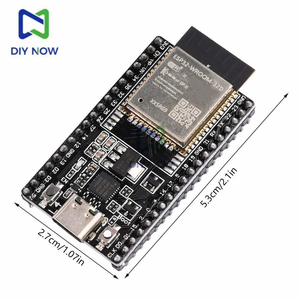 ESP32-DevKitC Development Board TYPE-C ESP32-WROOM-32D ESP32-WROOM-32U WIFI+Bluetooth-compatible 38Pin ESP32