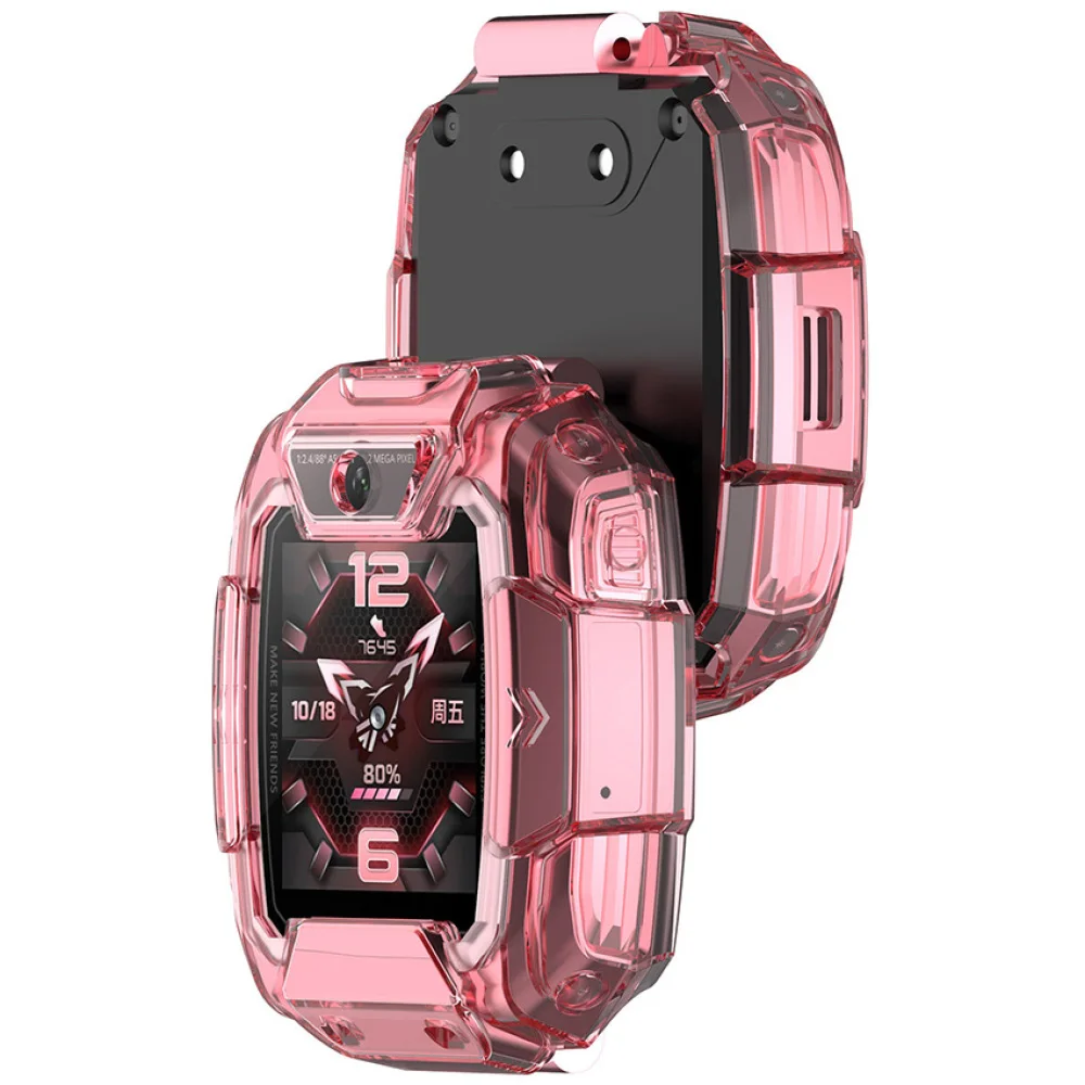 Horloge Case Voor Huawei Kids Watch 5 Pro Half-Wrap Tpu Beschermhoes Horloge Accessoires