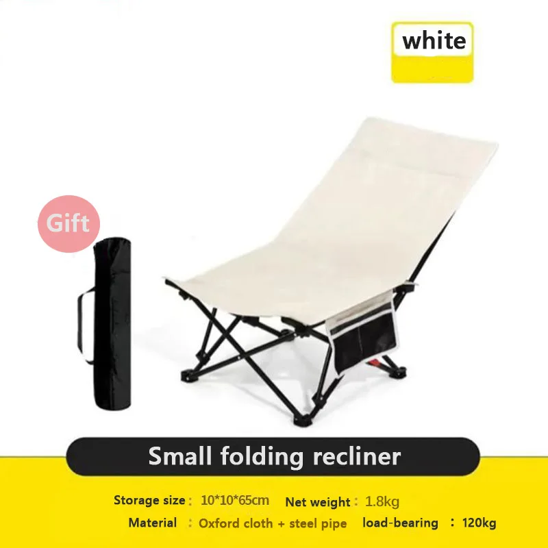 

Outdoor folding chair Portable camping sketching fishing stool Beach home office lunch lounge chair