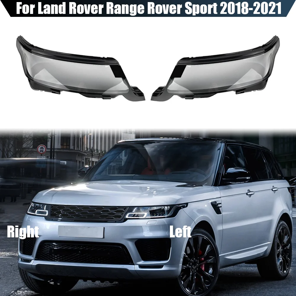 

Car Headlight Cover For Land Rover Range Rover Sport 2018-2021 Lampshades Headlamps Transparent Lamp Shade Headlight Cover Lens