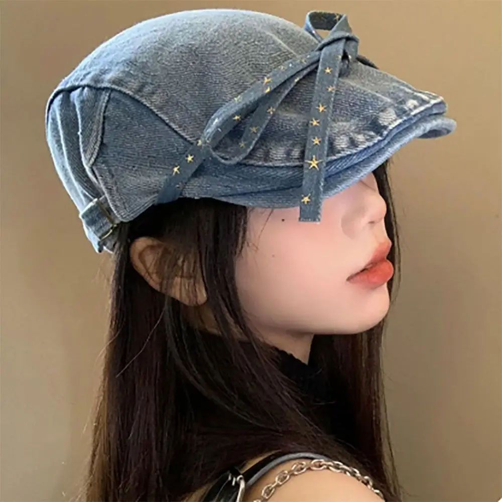 قبعة بيسبول بعقدة فيونكة ، قبعات واقية من الشمس متعددة الاستخدامات لرعاة البقر ، قبعة أمامية ، جودة عالية ، طراز كوري ، جديد