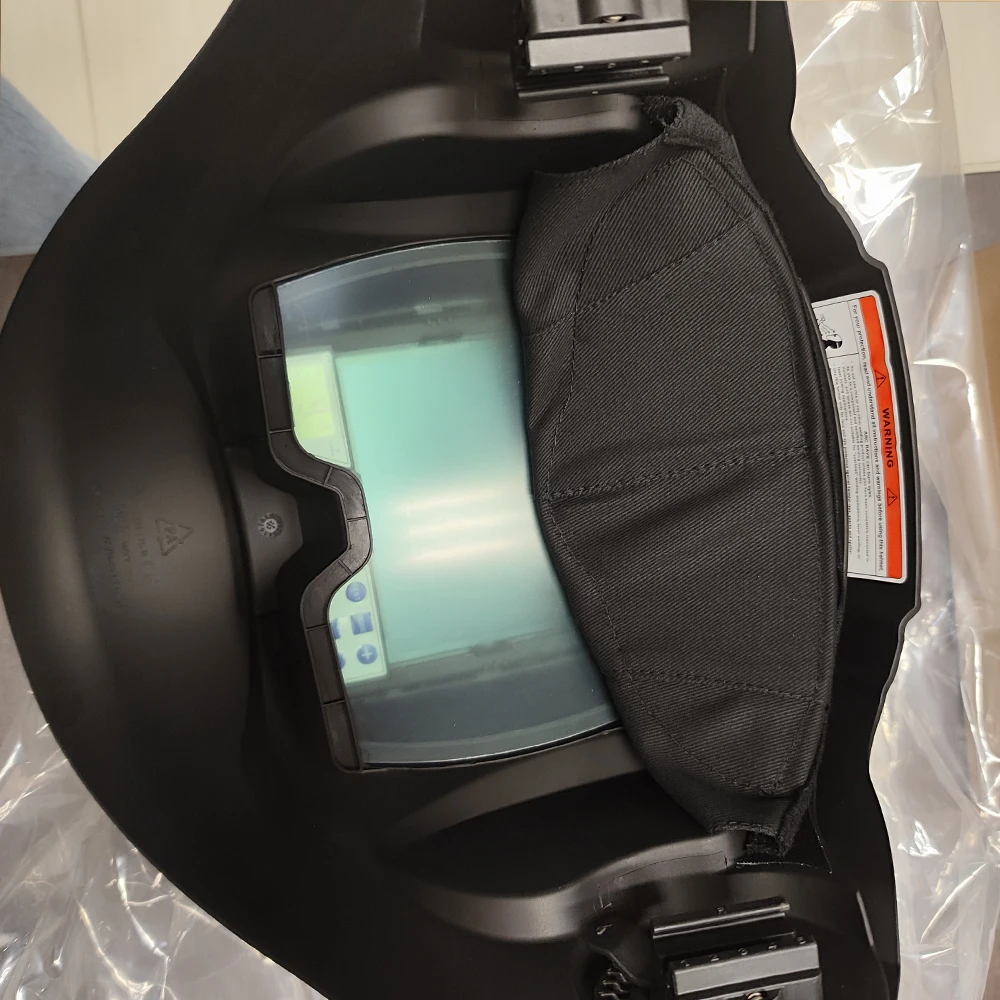 Capacete de soldagem profissional de grande visualização segura 1111 para tig mig mag mma cor verdadeira escurecimento automático máscara de soldagem máquina soldador