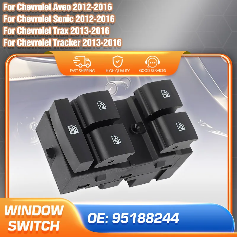 

Electric Power Window Switch Control For Chevrolet Trax Sonic 2012 2013 2014 2015 2016 Chevy Aveo Tracker 95188244 Car Parts