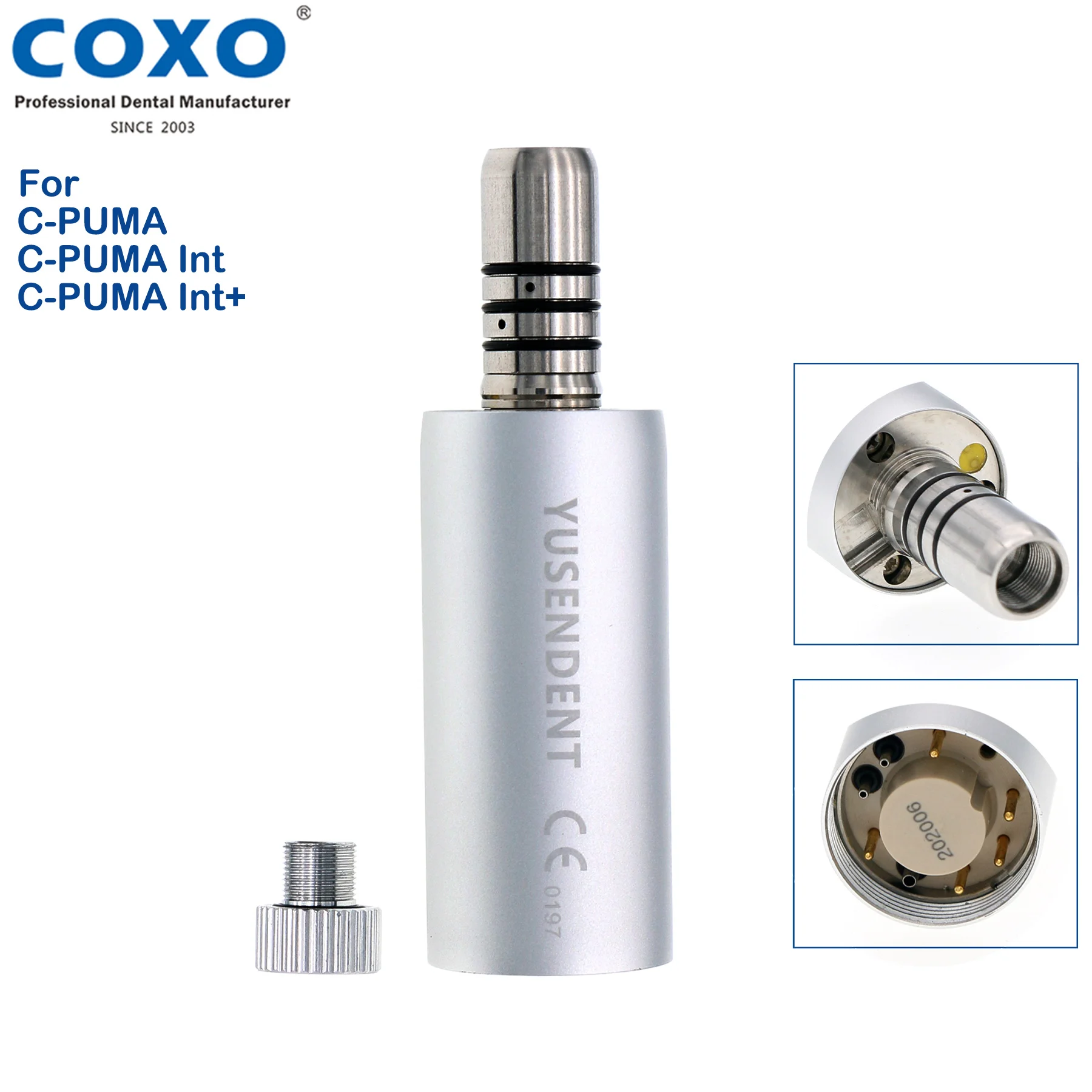 COXO Dental Electric Motor Brushless LED Clinical Micromotor System C-Puma/C-PUMA INT+ Spare Parts Cable Tube Bulb KIT