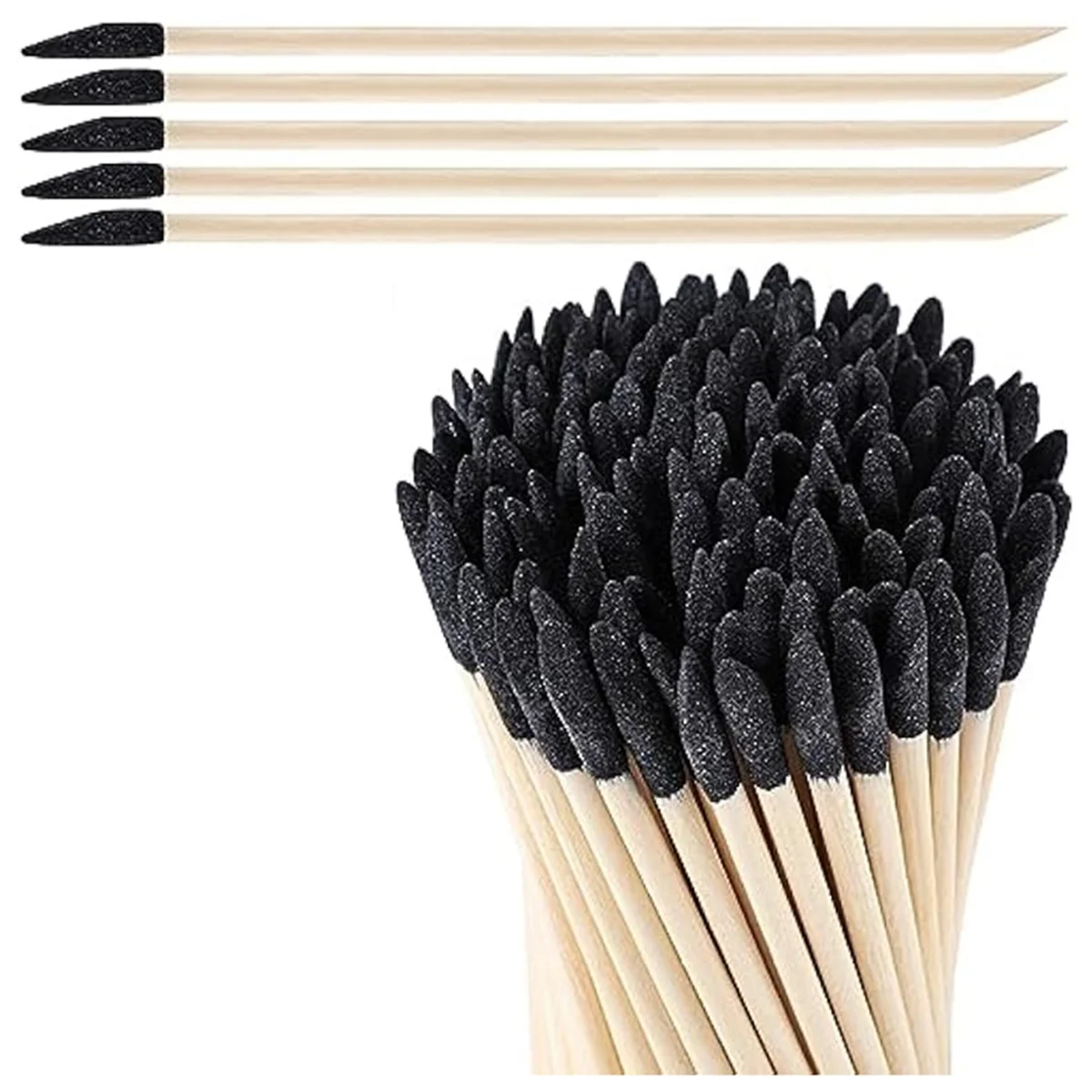 150Pcs Sanding Sticks, Fine Detailing Sanding Stick for Plastic Models Wood Hobby Woodworking