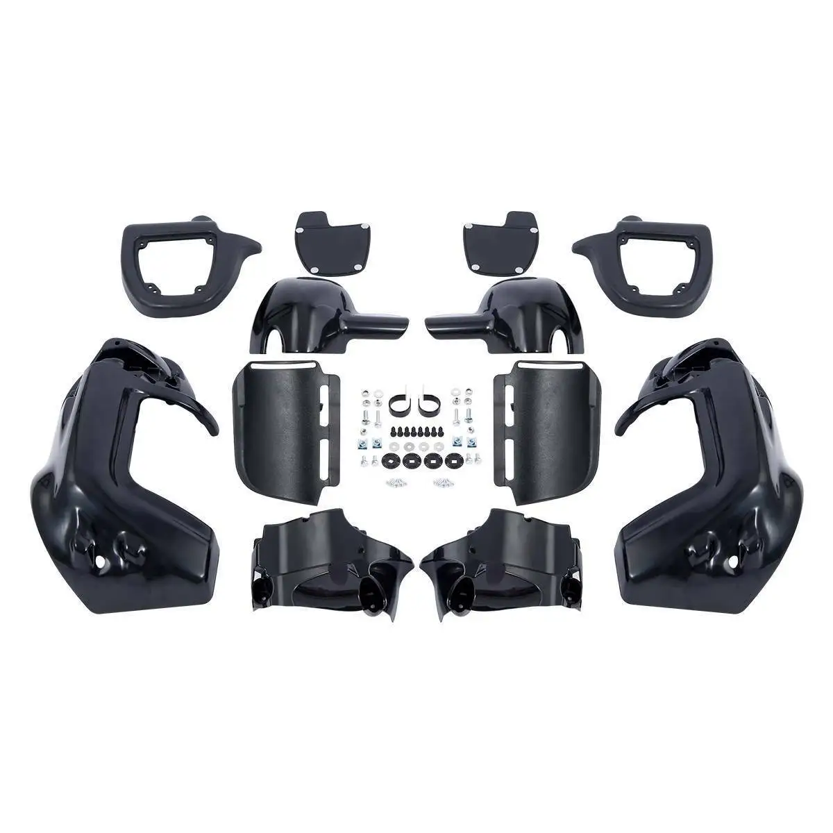 Untere belüftete Beinverkleidungen für Harley Touring Road King Street Electra Glide Ultra Classic 1983–2013 2009, Motorradzubehör