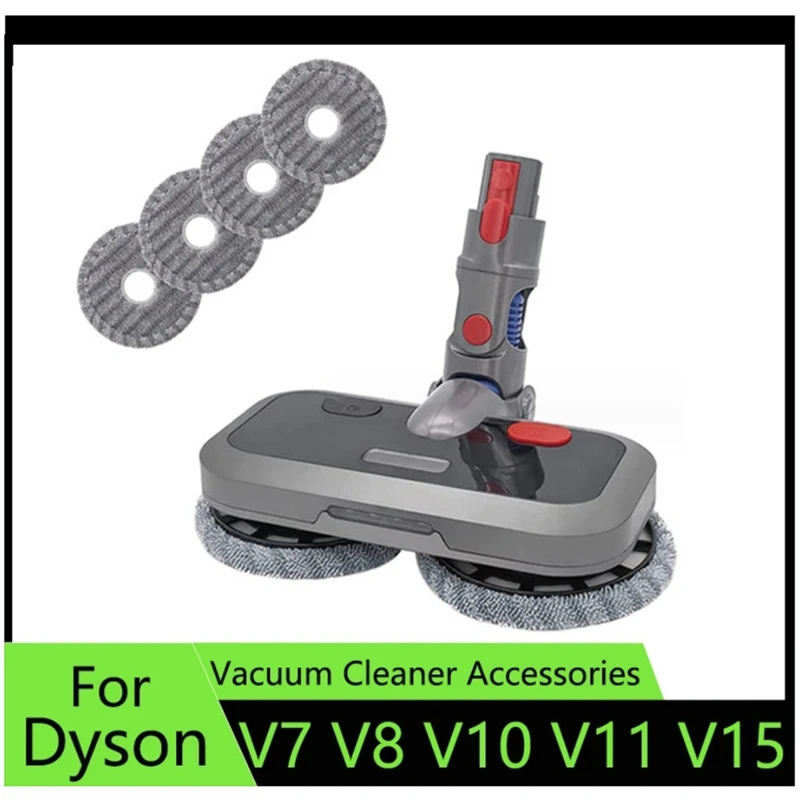 

Electric Cleaning Mop Head For Dyson V7 V8 V10 V11V15 Vacuum Cleaner Attachment Wet And Dry Brush Floor Mop Heads Parts