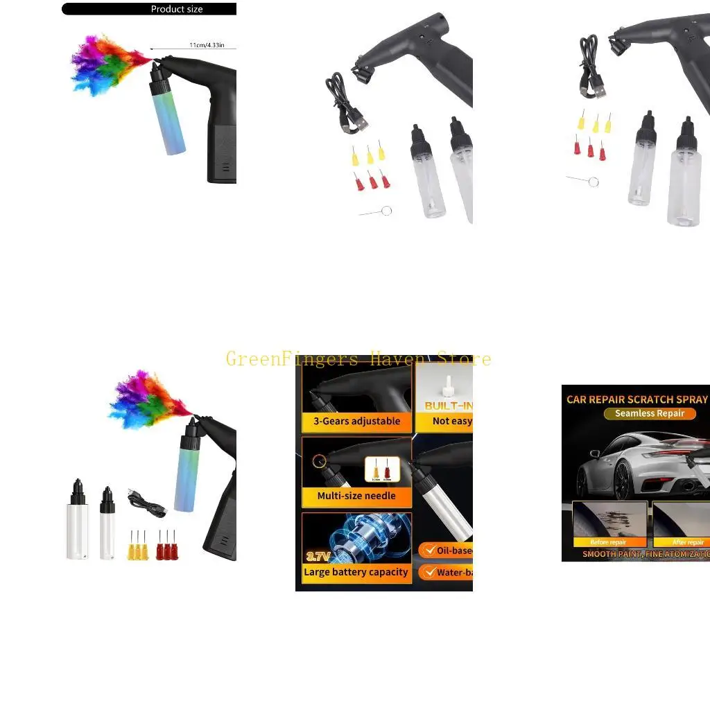 

F68D Cordless Paint Sprayer Tool With Adjustable Control Ergonomic Plastic Body Cordless Handheld